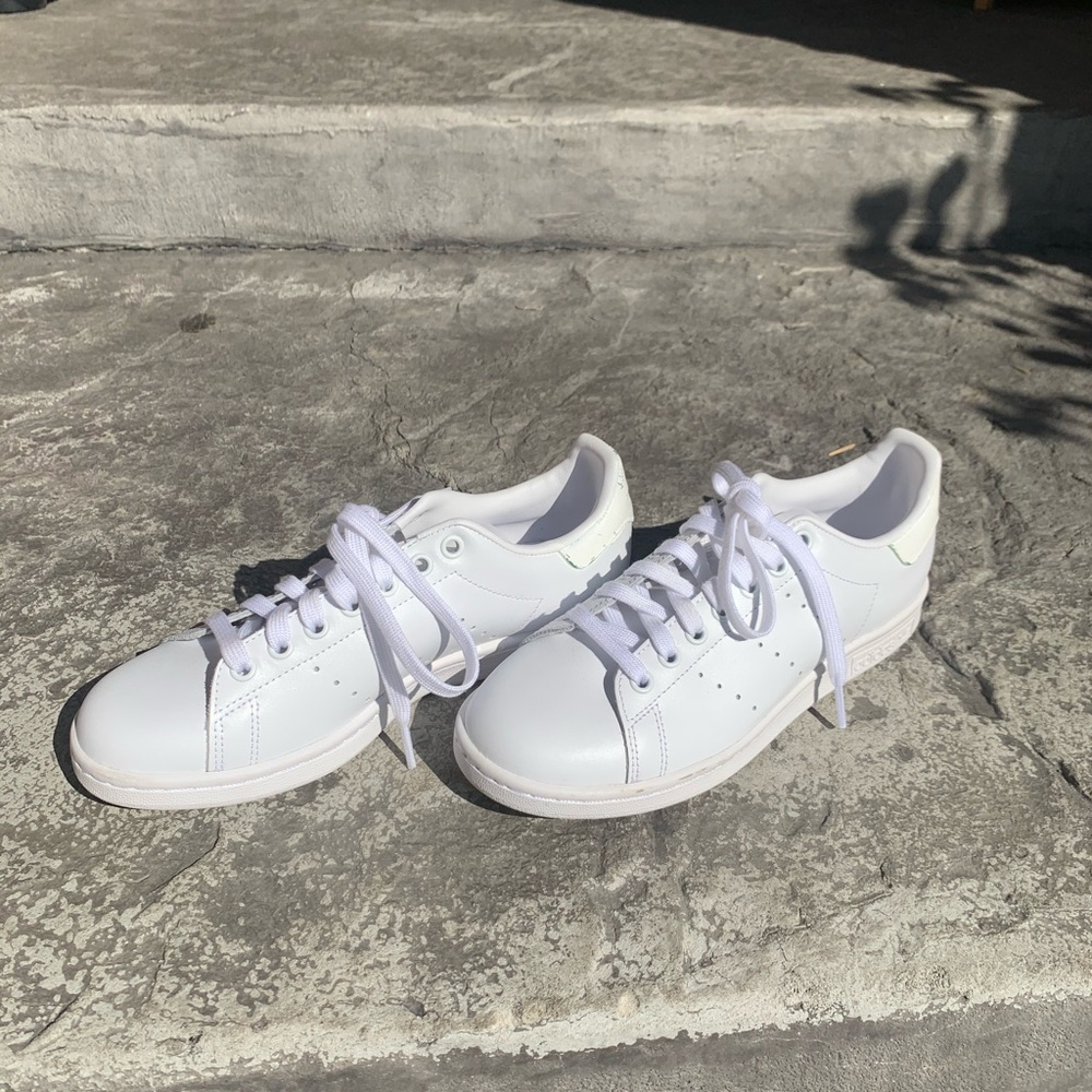 White adidas shoes!